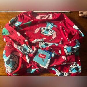 Disney Kids Pajama Set - Red and Blue with Stitch Design